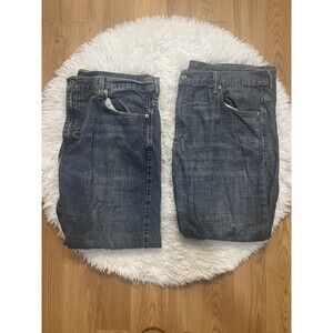 Two (2) Pair Bundle of Men’s 36x30 Levi’s 569 Blue Jeans